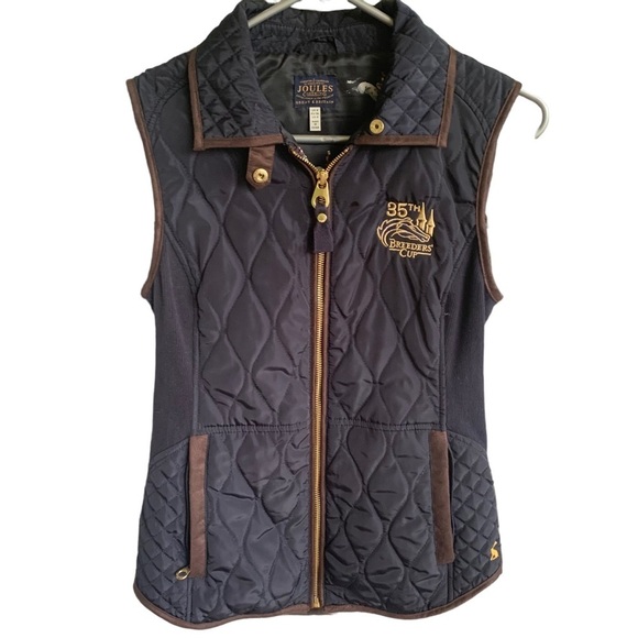 35th Breeders Cup Championships Women’s Vest Jacket Joules Size 4 Small - Picture 1 of 5
